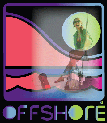 Fluro offshore surfwear logo