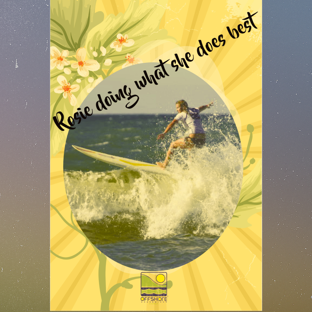 Rosie doing what she does best